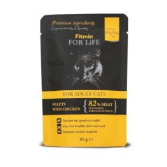 Fitmin For Life Cat Pouch Adult Chicken 85g /saszetka