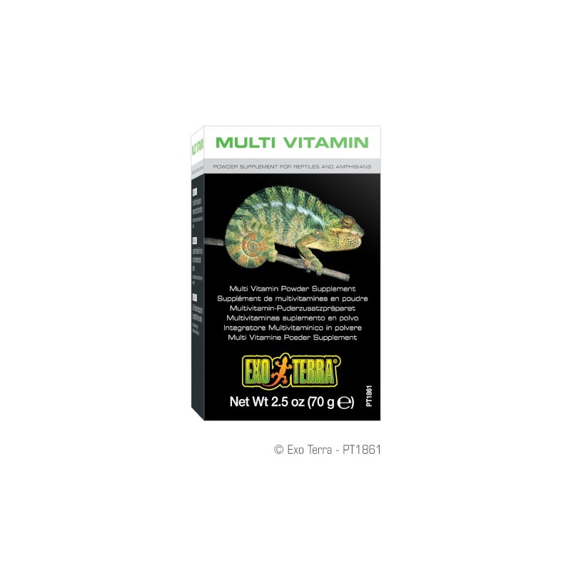 Exo-Terra Multi Vitamin - multiwitamina dla gadów i płazów 70g