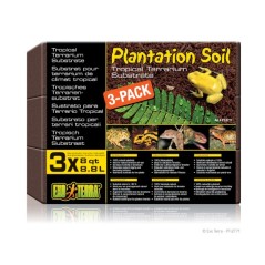 Exo-Terra Podłoże Plantation Soil 3-pack 3x8,8L (PT2771)