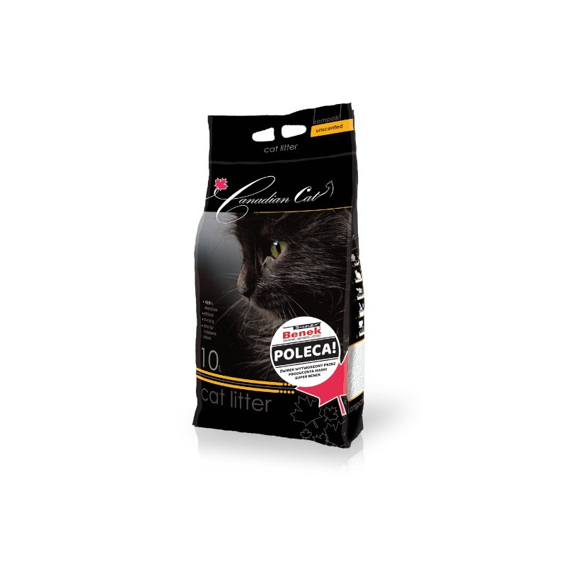 Benek Canadian Cat Unscented 10l - żwirek bentonitowy