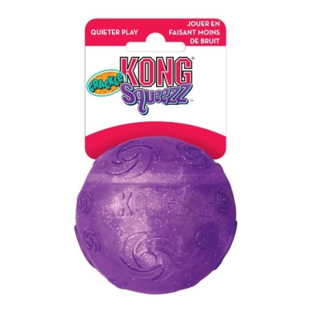 KONG Squeezz Crackle Ball L - trzeszcząca piłka