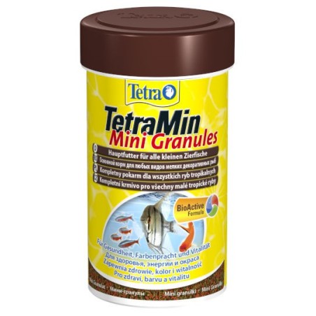 TetraMin Mini Granules - pokarm  w formie granulek dla małych ryb ozdobnych