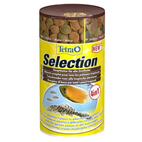 Tetra Selection - cztery rodzaje pokarmów w jednym opakowaniu