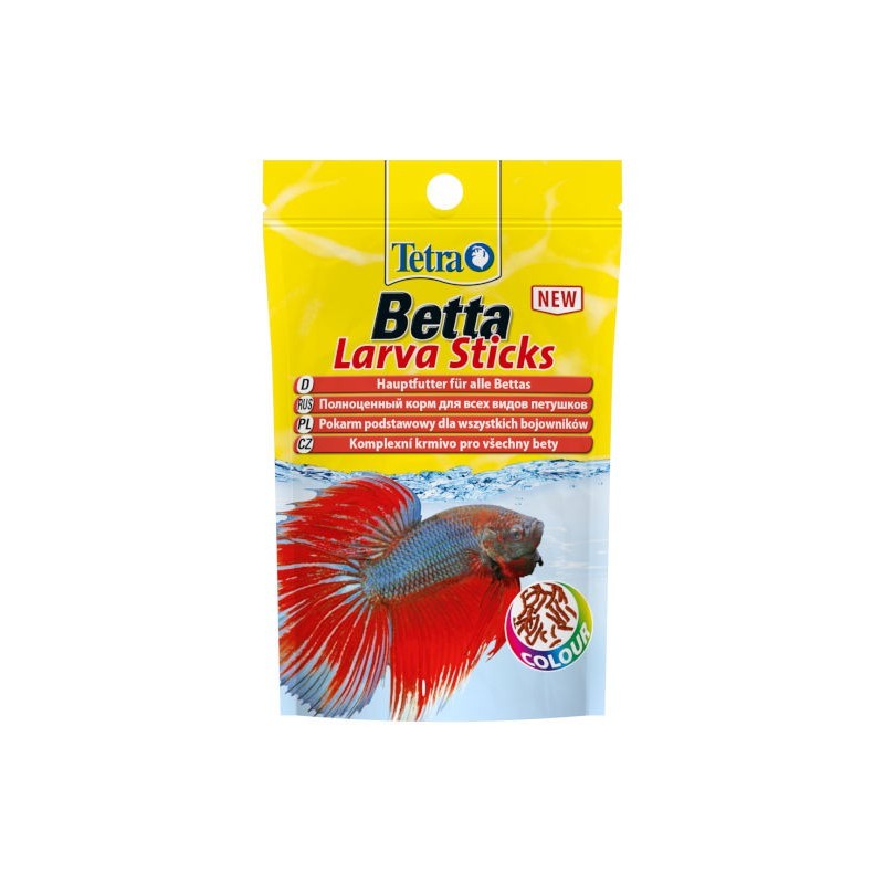 Tetra Betta Larva Sticks  - pokarm dla bojowników