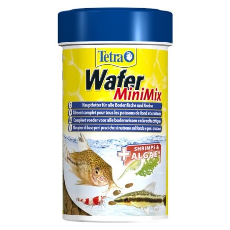 Tetra Wafer Mini Mix -  pokarm dla wszystkich ryb dennych i skorupiaków.