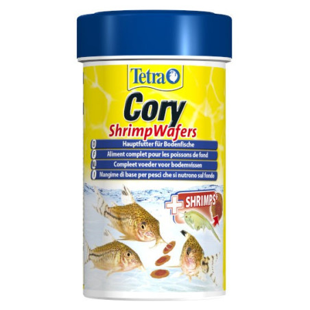 Tetra Cory Shrimp Wafers -  pokarm dla kirysowatych.