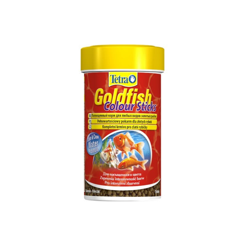 Tetra Goldfish Colour Sticks -  pokarm w postaci pałeczek dla złotych rybek